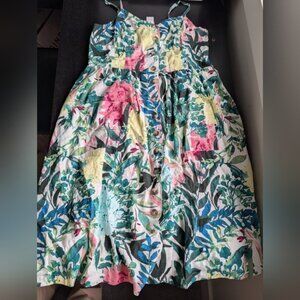 NWT Reitmans Linen Blend Floral Mai Dress